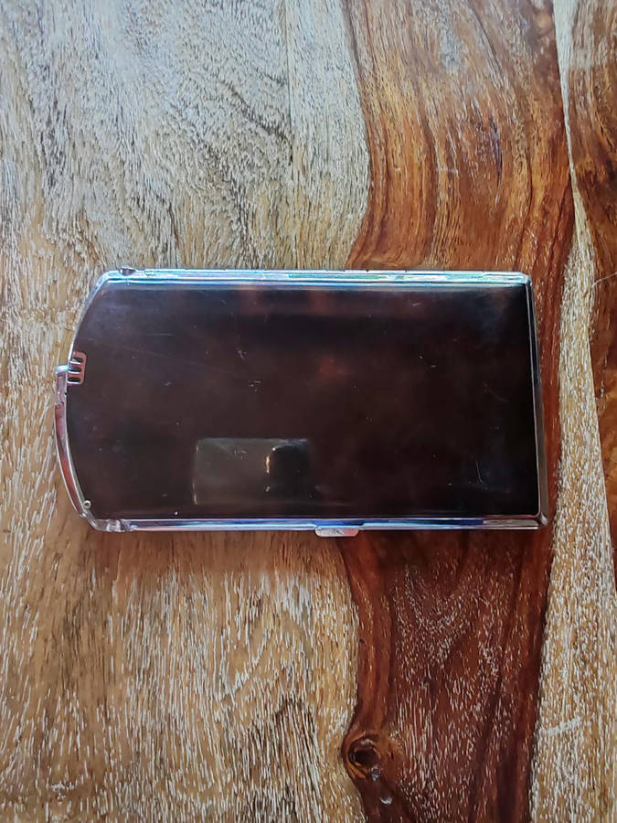 Vintage Ronson Cigarette Case with Built-In Lighter  Not Working