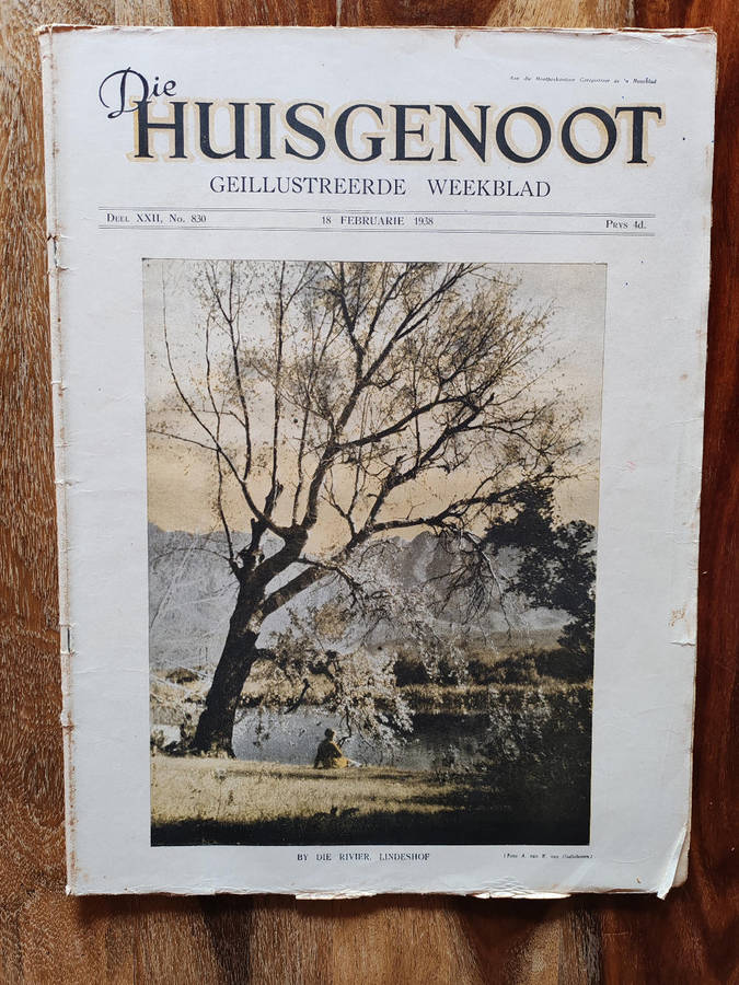Huisgenoot  18 February 1938  Vintage South African Magazine