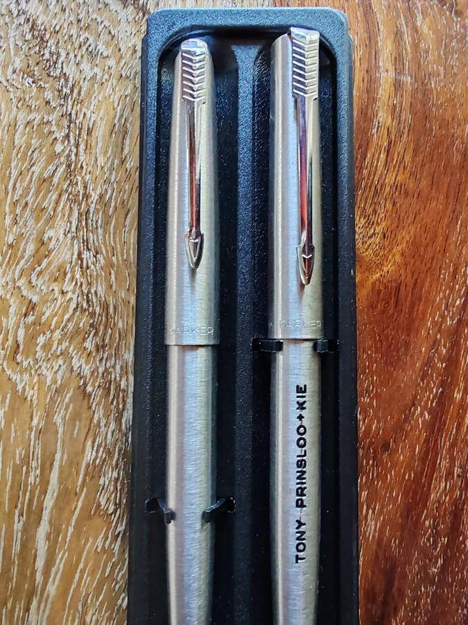 Parker Stainless Pen and Pencil set