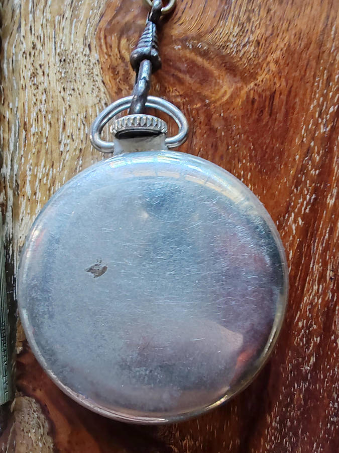 Vintage Zobo Westclox Pocket Watch  Not Working, Great Cosmetic Condition