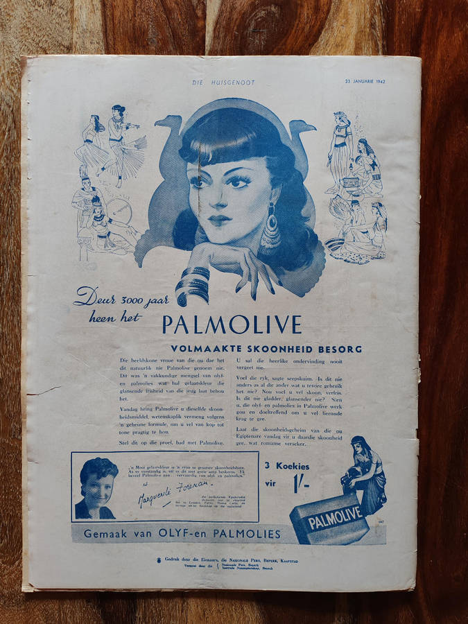 Huisgenoot  23 January 1942  Vintage South African Magazine