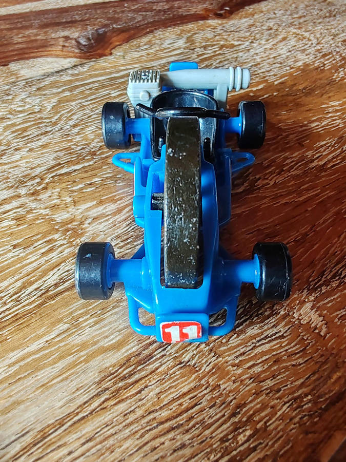 Vintage Tomy Go-Cart Zip Car No. 11  Blue (Car Only)