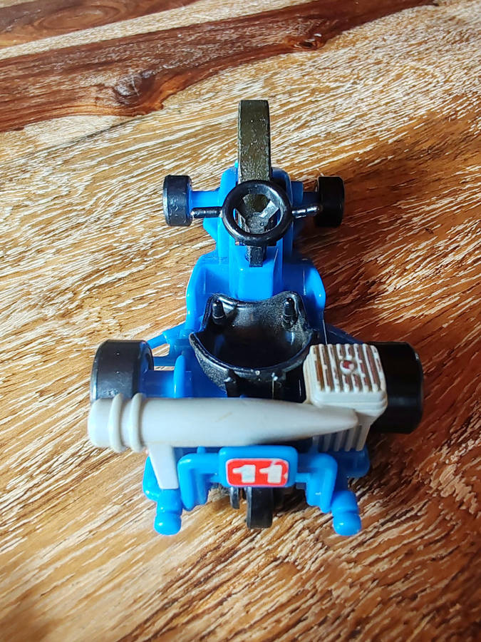 Vintage Tomy Go-Cart Zip Car No. 11  Blue (Car Only)