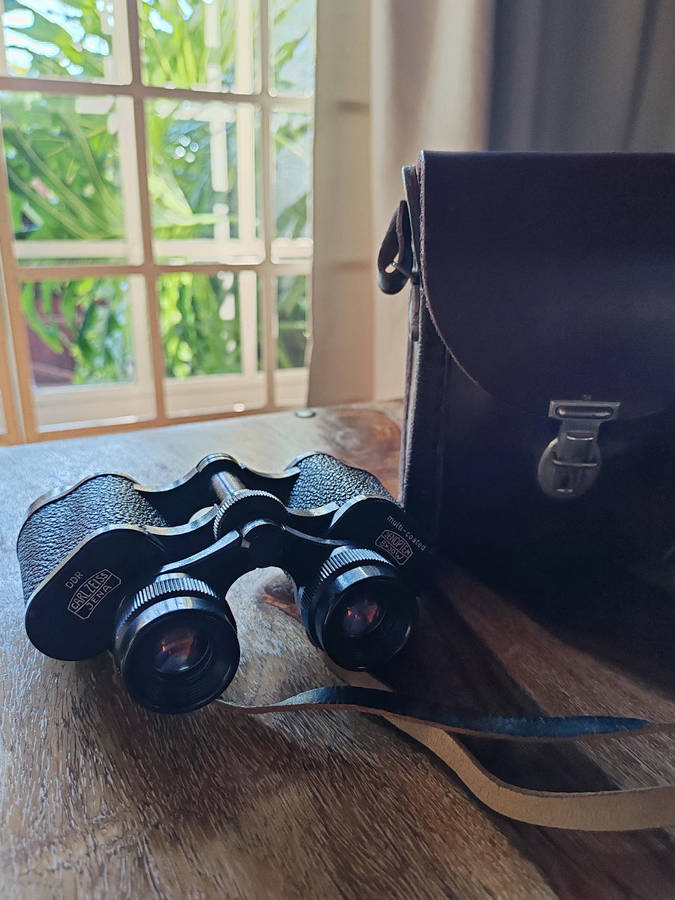 Vintage Carl Zeiss Jena Jenoptem 8x30 W Binoculars  Fully Functional