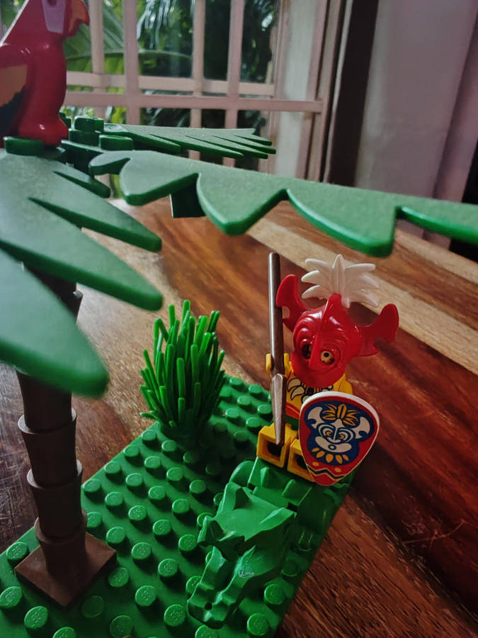LEGO Islanders Lot  1990s  Includes Rare King Kahuka on Crocodile