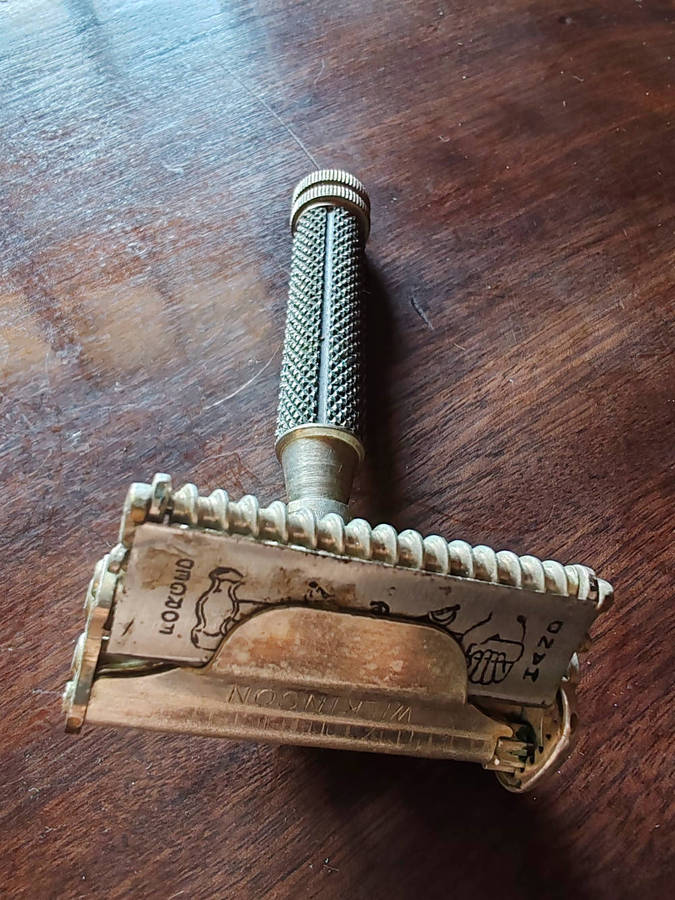 Antique Wilkinson Sword Empire Model 7-Day Razor Set  Circa 1930s