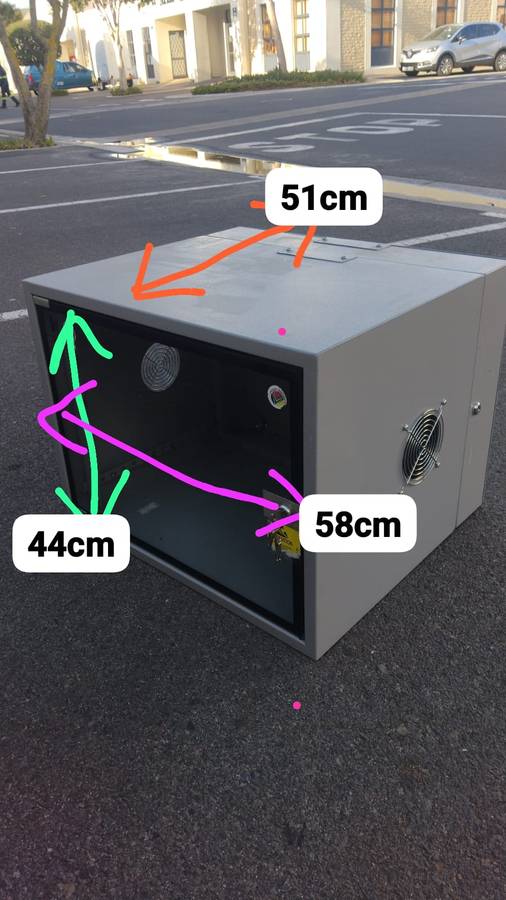 9U-Rack Server Cabinet - 510 x 580 x 440mm
