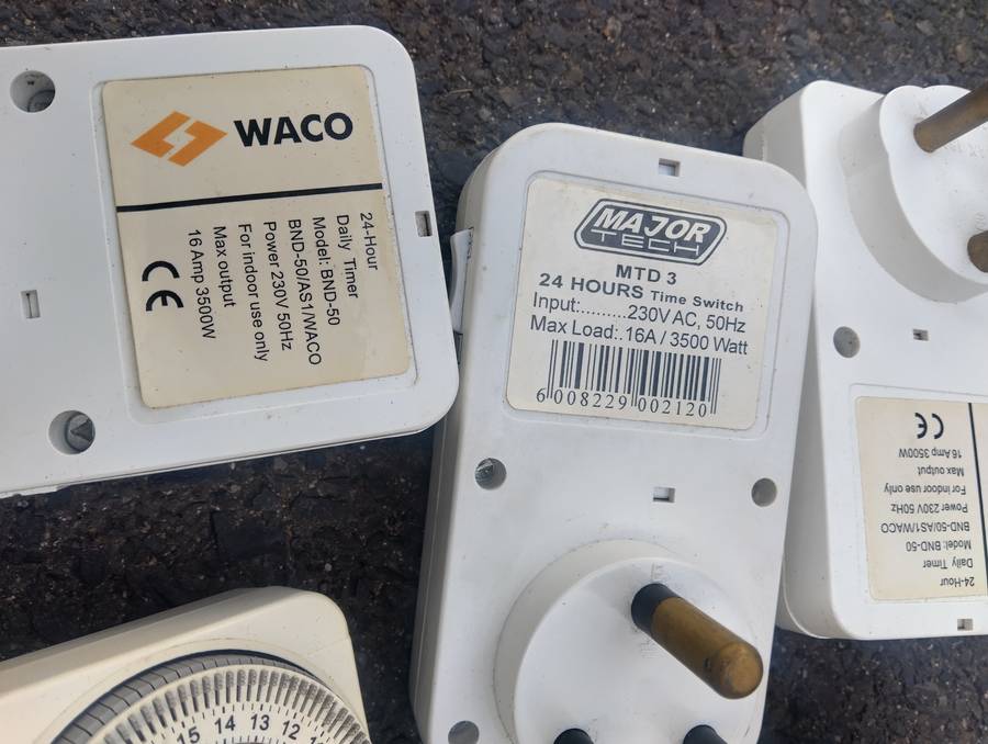 Waco Digital Plugin Daily Timer (Model: BND-50/AS1/WACO)