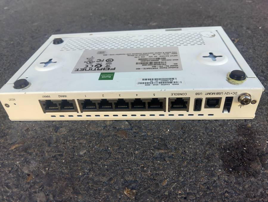 Fortinet Fortigate-40C Firewall Security Appliance FG-40C