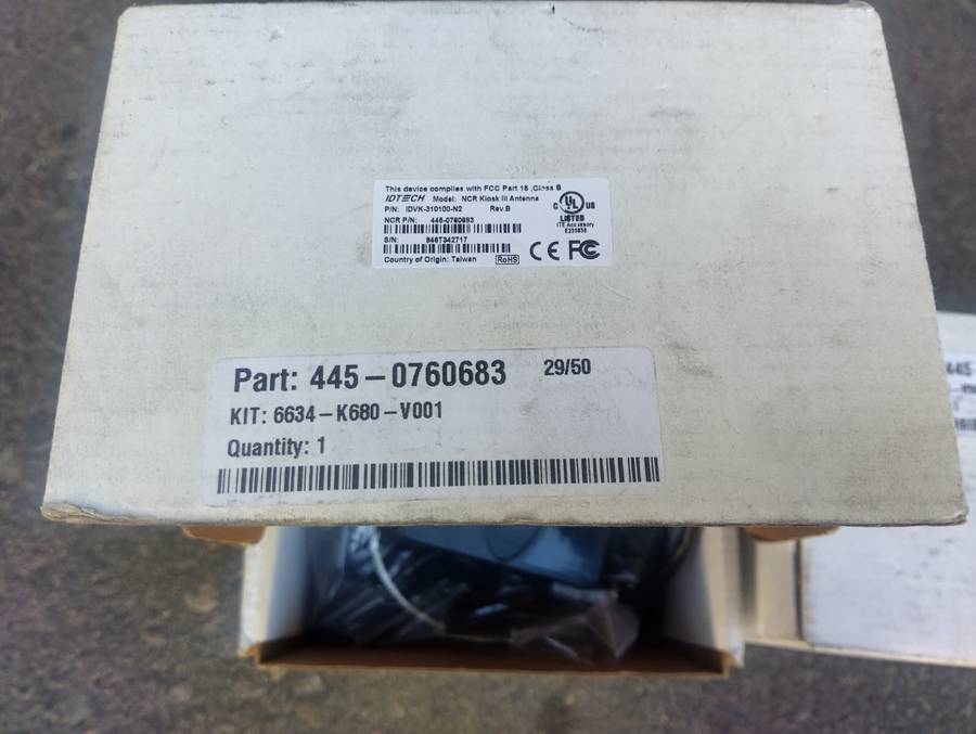 NCR kiosk III Antenna NCR Non-Contact Card Reader (445-0760683)