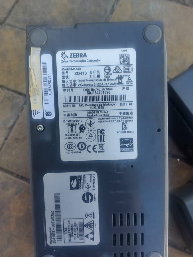 Zebra ZD410 Direct Thermal Printer  Barcode Printer (ZD41022-D0E000EZ)