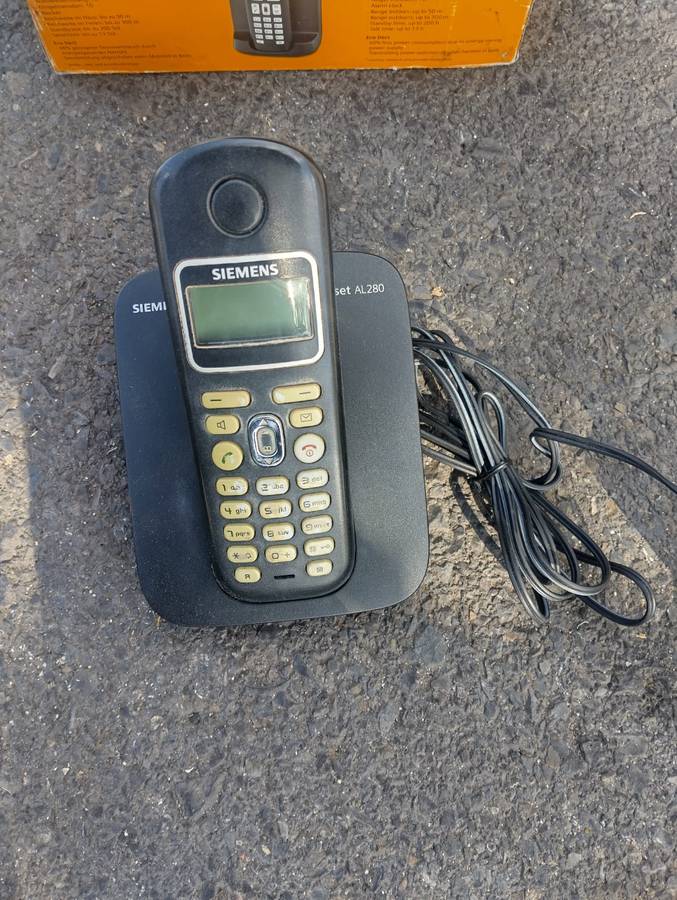 Siemens Gigaset AL280 Cordless Phone-large 1.8 inch display