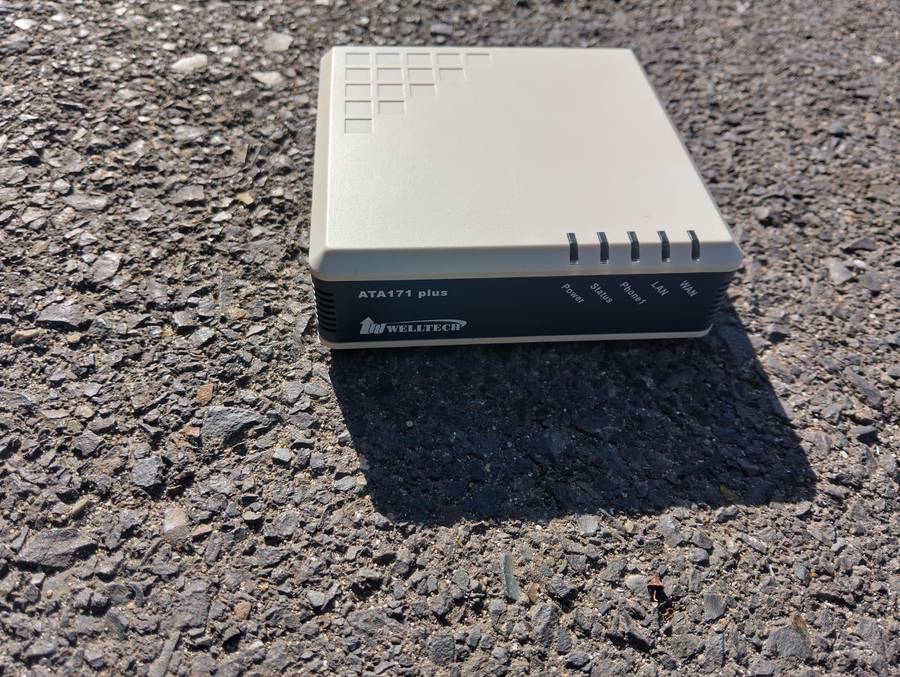 Welltech VOIP Terminal Adapter ATA 171 series plus POE