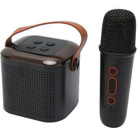 Bluetooth Karaoke HiFi Stereo Retro Portable Speaker Cool RGB Lights