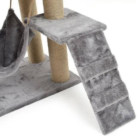 140CM Pet Cat Climbing Frame Tree Tower House Hammock Sisal Scratch Toy