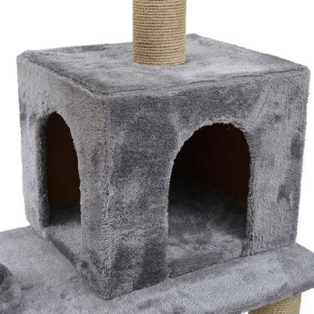 140CM Pet Cat Climbing Frame Tree Tower House Hammock Sisal Scratch Toy