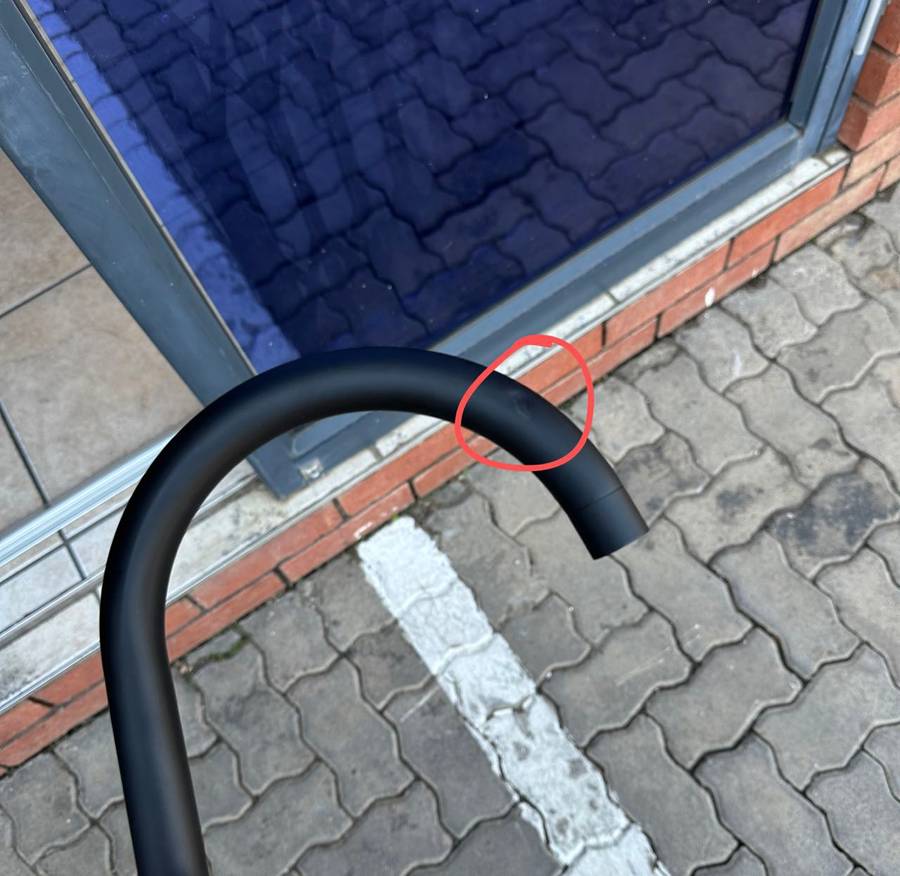 Modern Kitchen Mixer Tap with Swivel Spout - Matt Black