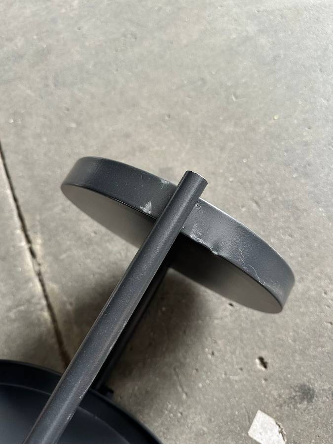 Garden Home Decor Pot Plant Display Stand Foldable Flower Pot Holder - 3 Tier - Black