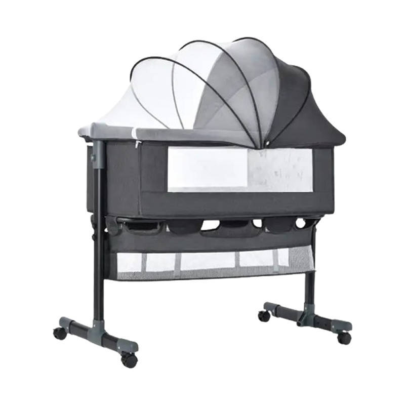 Multifunctional Bedside Sleeper Baby Bed Crib BB-32-BLACK