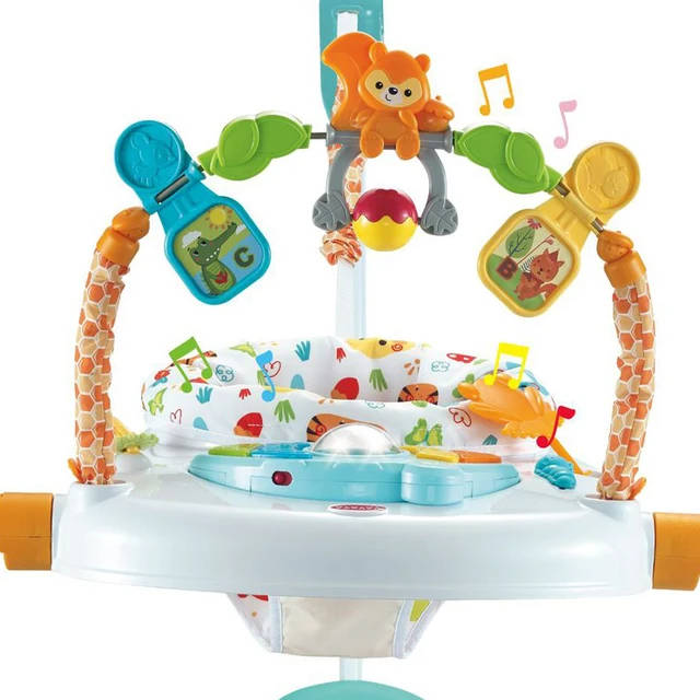 Multifunctional Baby Bounce Chair Jumper With Music & Toy