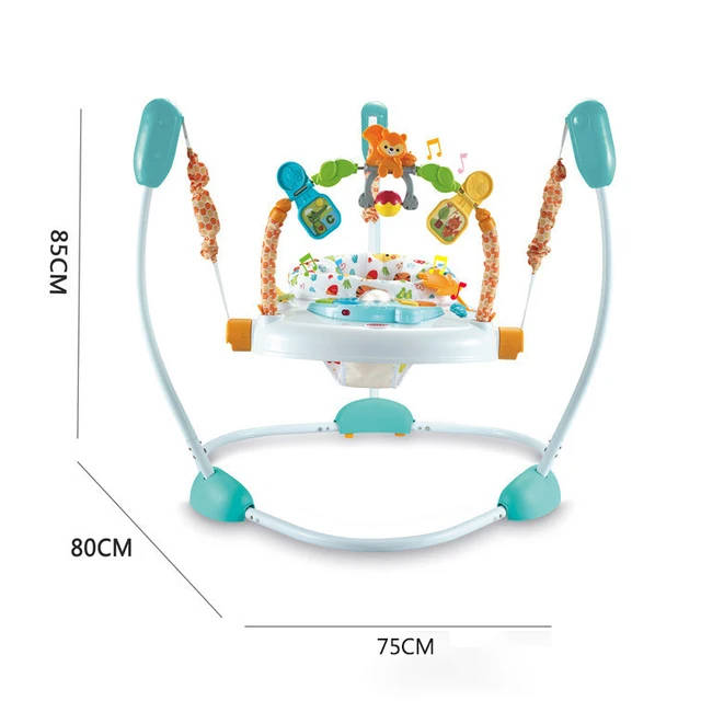 Multifunctional Baby Bounce Chair Jumper With Music & Toy