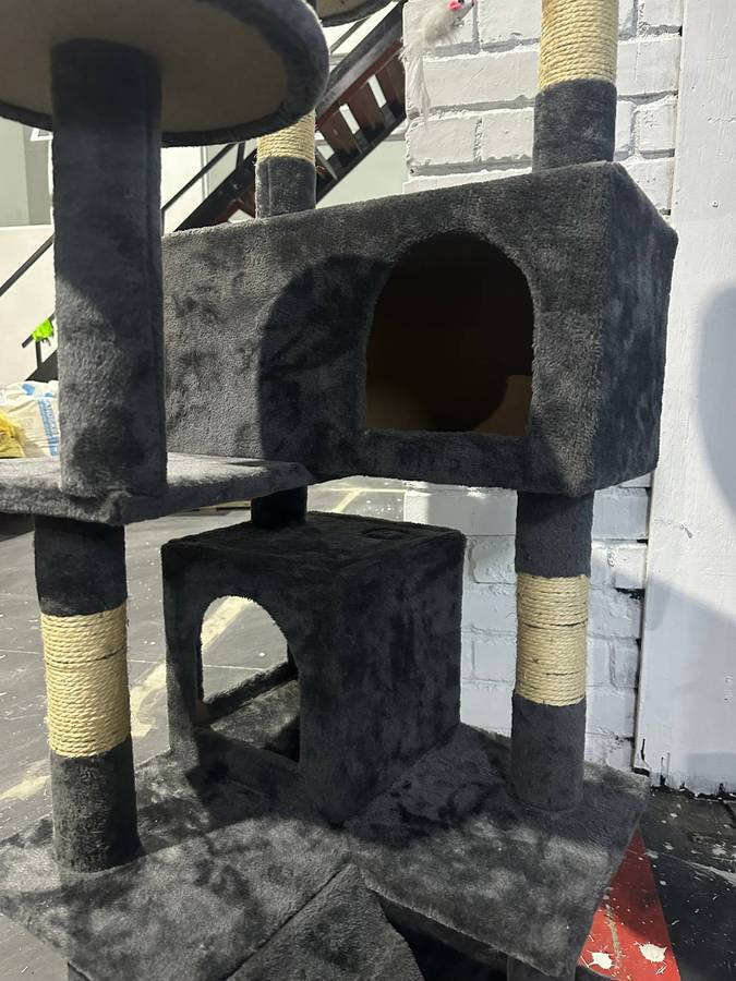 Five layers Pet Cat Climbing Frame Tree Tower House Hammock Sisal Scratch Toy