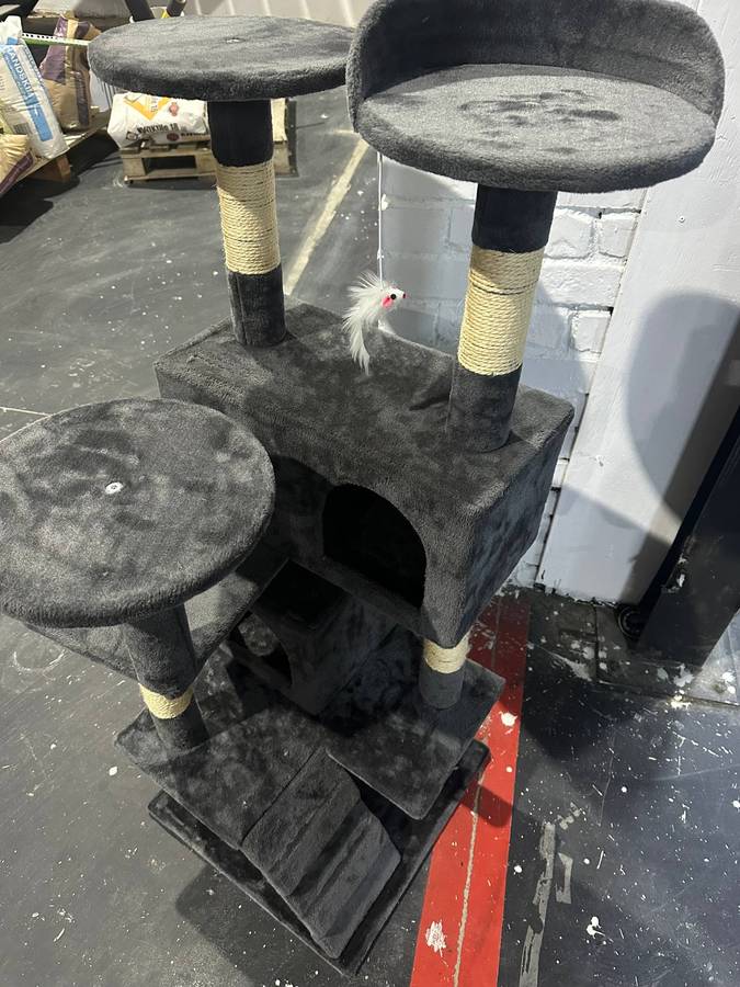 Five layers Pet Cat Climbing Frame Tree Tower House Hammock Sisal Scratch Toy