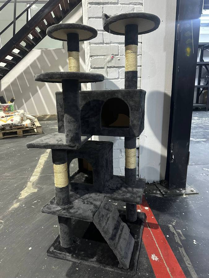 Five layers Pet Cat Climbing Frame Tree Tower House Hammock Sisal Scratch Toy