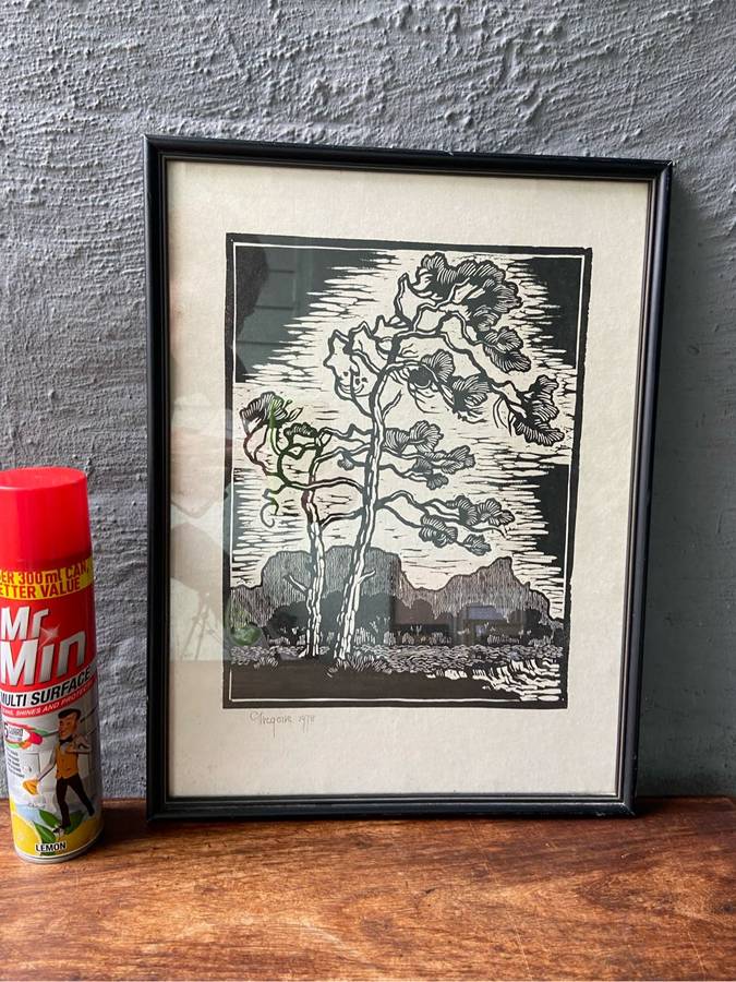 Gregoire Boonzaier Lithograph 1978