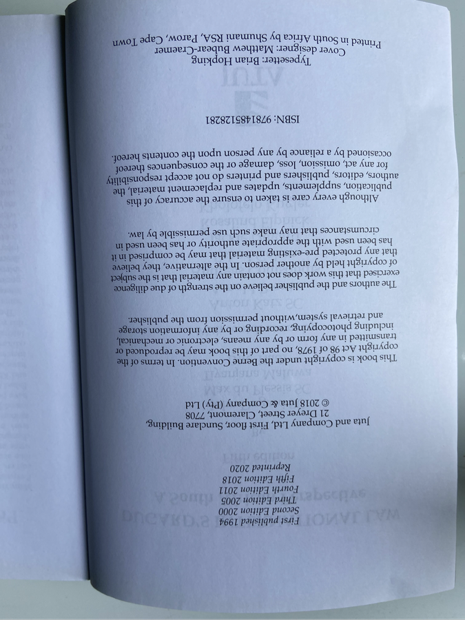 Juta - Dugards International Law - A South African Perspective (fifth edition)