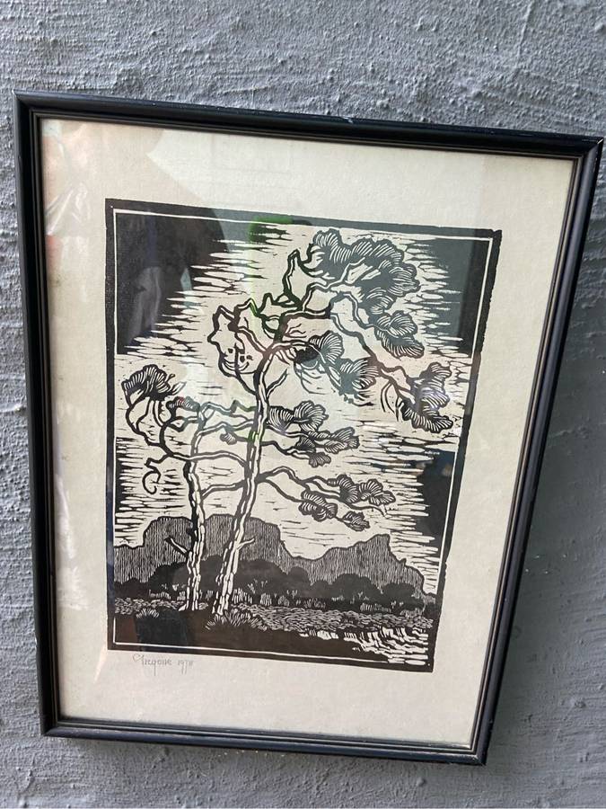 Gregoire Boonzaier Lithograph 1978