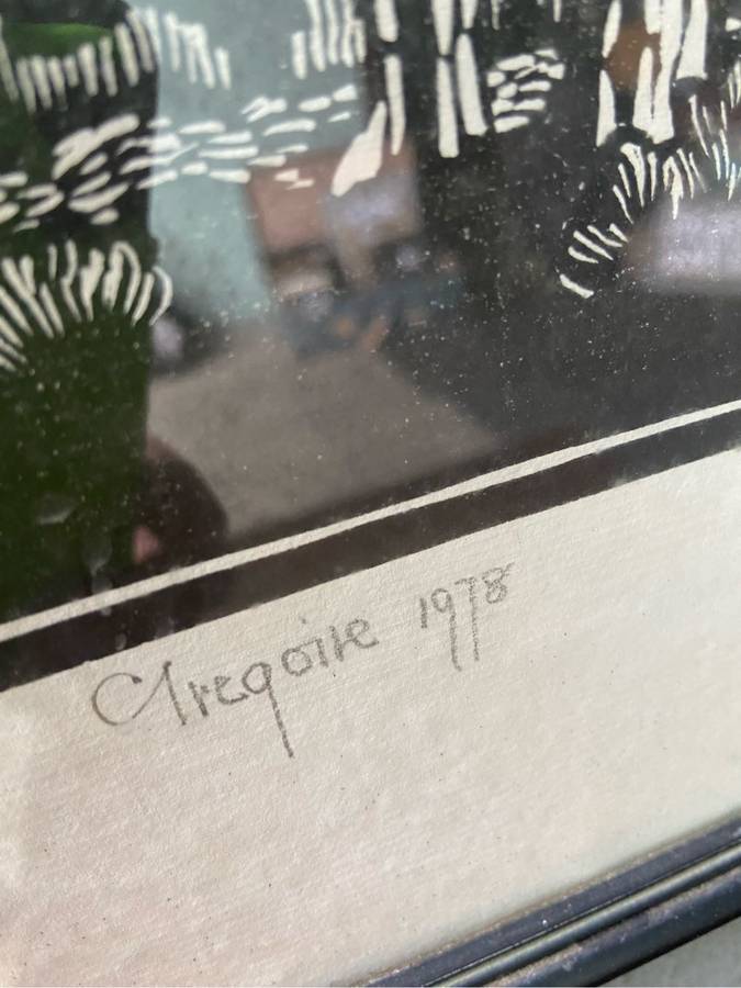 Gregoire Boonzaier Lithograph 1978