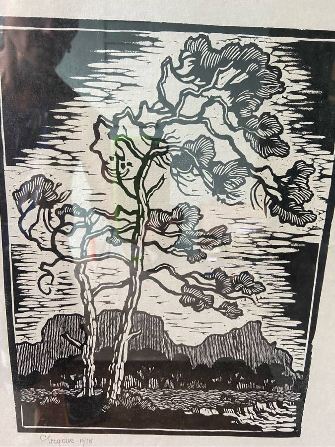 Gregoire Boonzaier Lithograph 1978