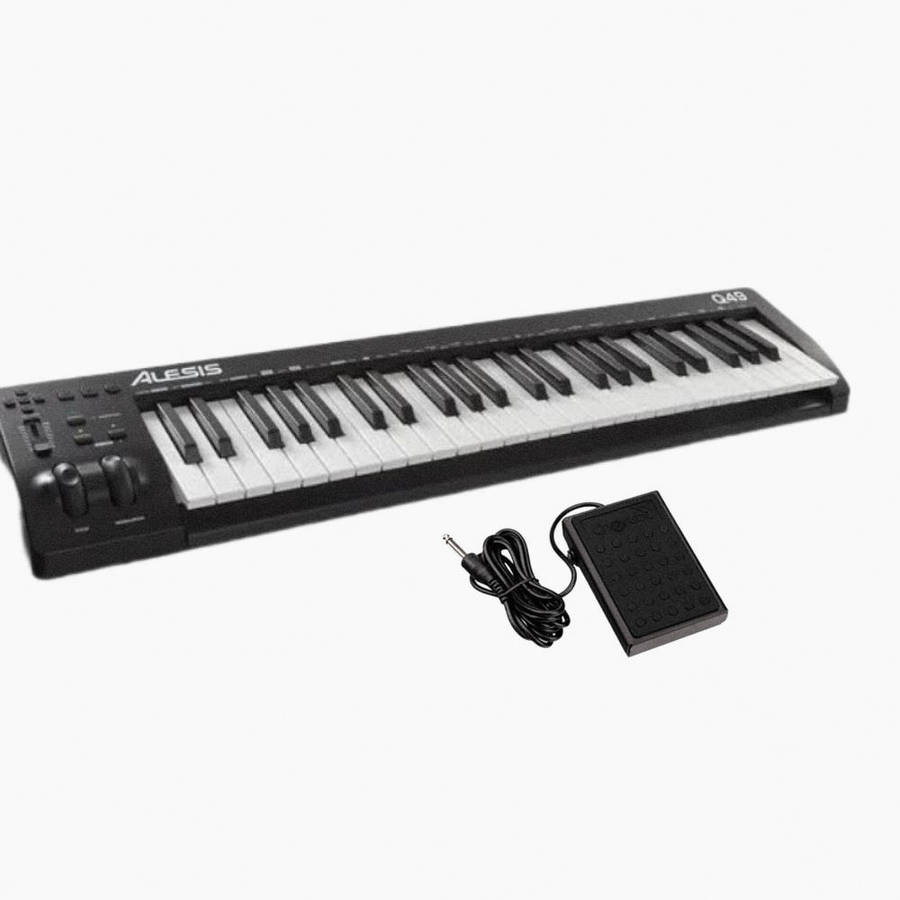 Alesis Q49 keys + Cherub Sustain Pedal