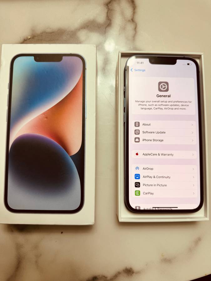iPhone 14 Blue 128Gb Original - Free Shipping