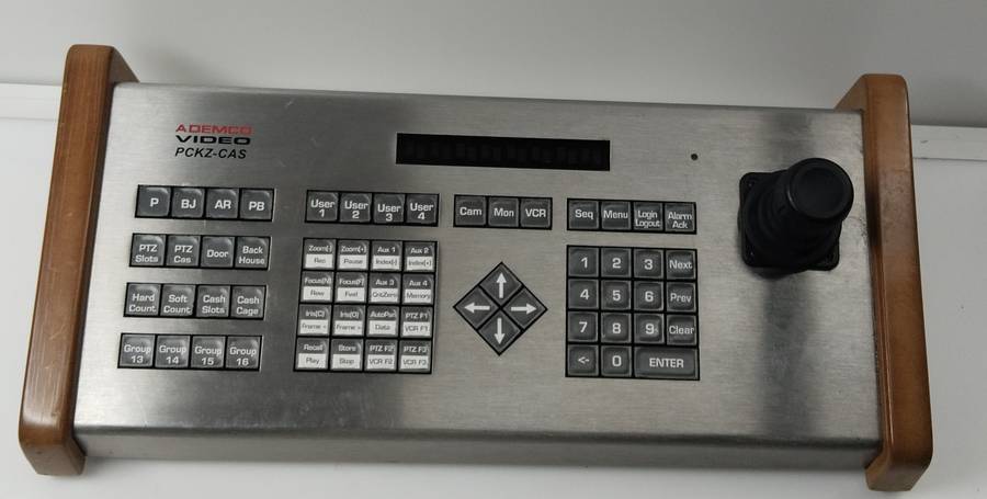 Vintage Casino Video Control Keyboard