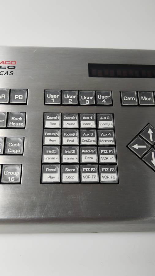 Vintage Casino Video Control Keyboard