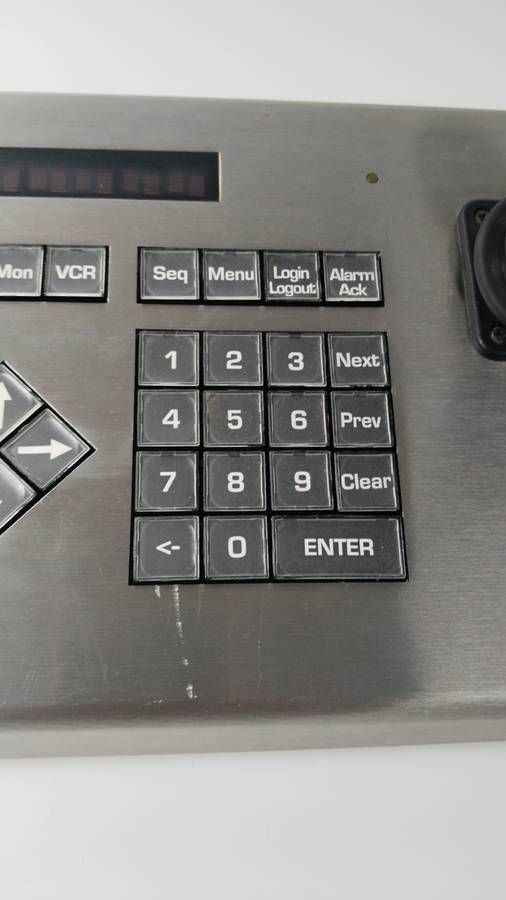 Vintage Casino Video Control Keyboard