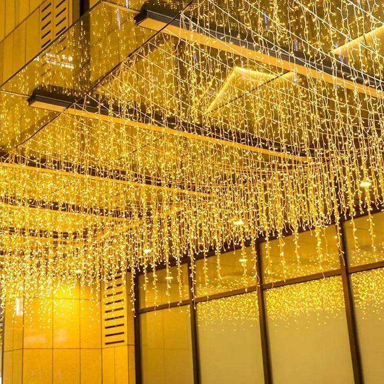Fairy Curtain Lights With Tail Plug Extension, Warm White, 3m × 0.5m, Lot 1 Of 11