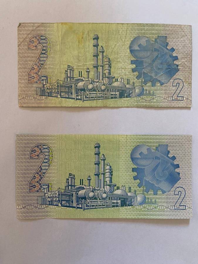 2 x South Africa Two Rand Notes, Rare Coins And Notes Auction, Lot 8 Of 20