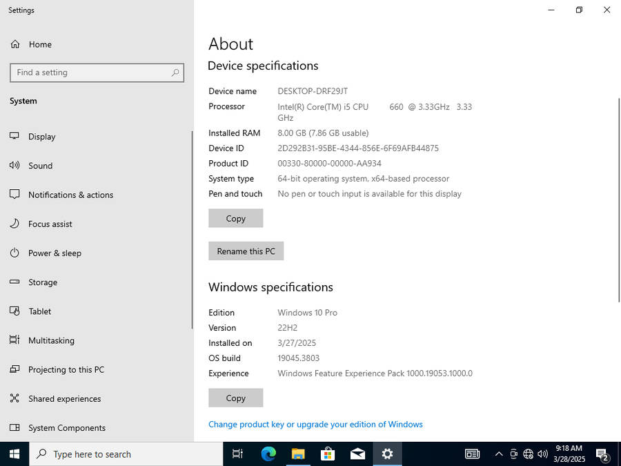 i5 Gaming PC with GPU