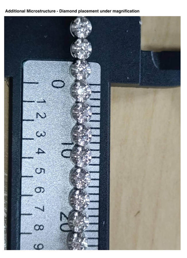 9k Diamond Tennis Bracelet