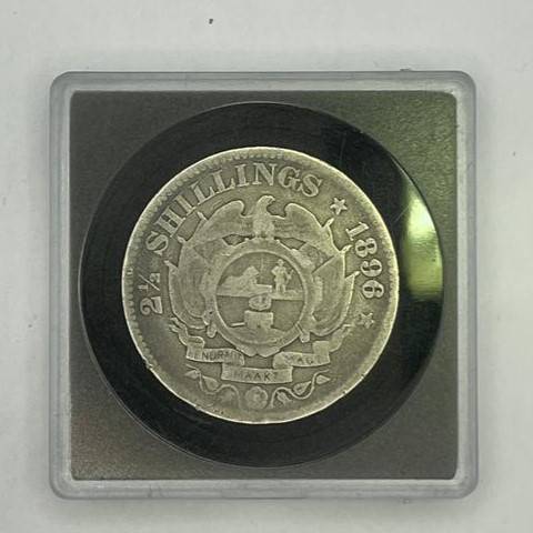 2 1/2 Shillings-SilverCoin-1896-Rare