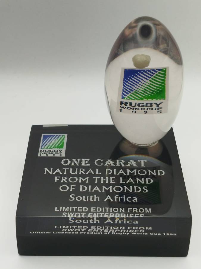 1995 Rugby World Cup 1-Carat Natural Diamond  Limited Edition  South Africa  SEA 261