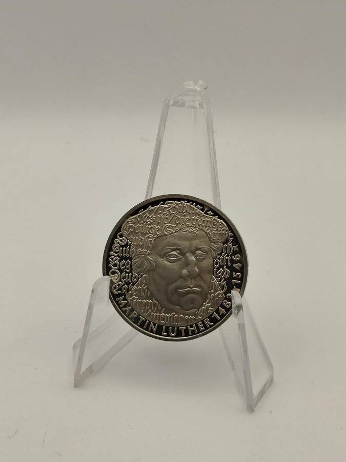 1983 West Germany 5 Deutsche Mark Martin Luther Silver Coin  Proof-Like | 11.58g | 62.5% Silver