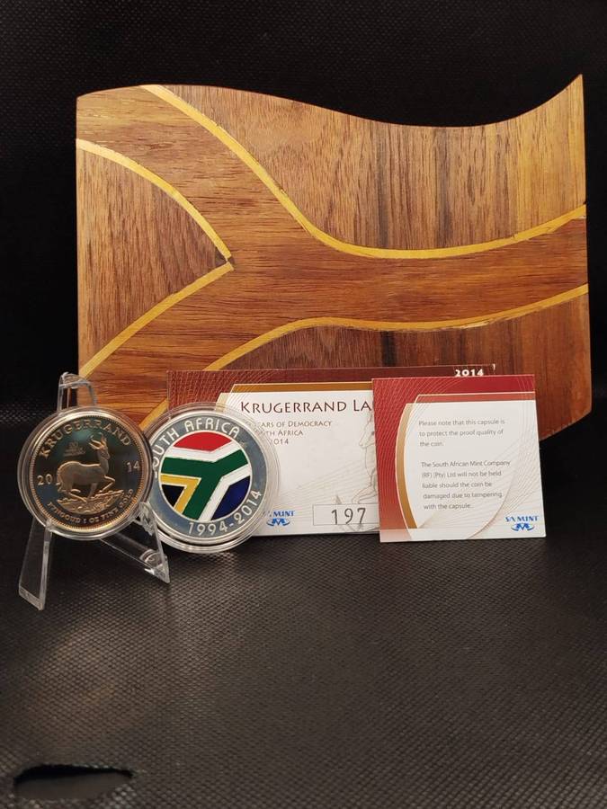 2014 Krugerrand Launch Set  20 Years of Democracy (Limited Edition #197/200)