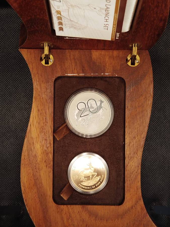 2014 Krugerrand Launch Set  20 Years of Democracy (Limited Edition #197/200)