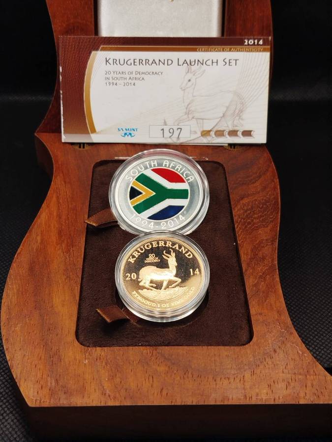2014 Krugerrand Launch Set  20 Years of Democracy (Limited Edition #197/200)