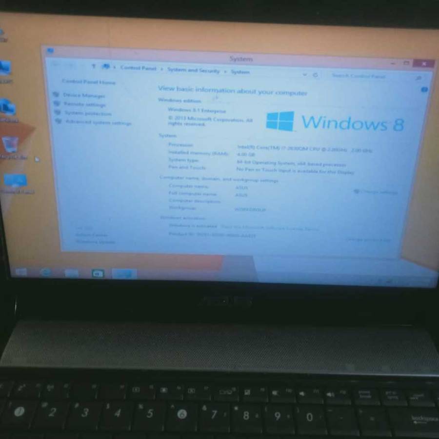ASUS i7 2nd generation