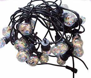 5M 220V Warm White Waterproof Outdoor LED String Bulb Light